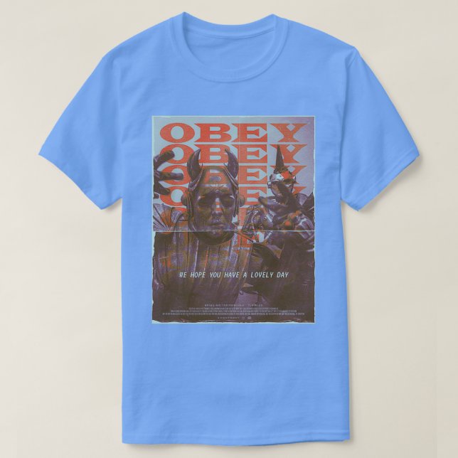 Camiseta Obedezca Un Día Encantador (Diseño del anverso)