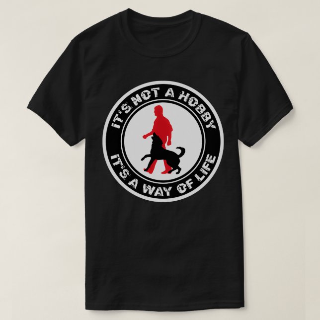 Camiseta Obedicia de Pegatina de Ringsport IPO (Diseño del anverso)