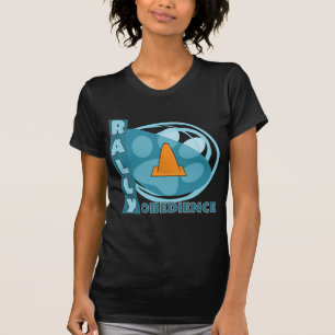 Camiseta Obediencia azul fresca de la reunión