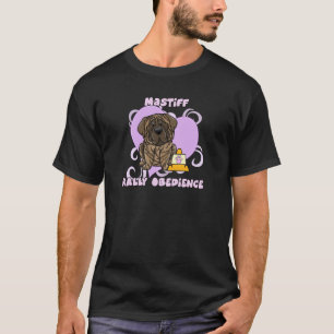 Camiseta Obediencia Brindle de la reunión del mastín de