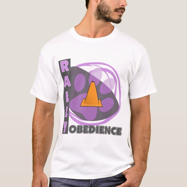 Camiseta Obediencia púrpura fresca de la reunión (Anverso)