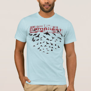 Camiseta obediente de los "cuervos"