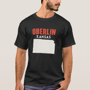 Camiseta Oberlin Kansas USA State America Travel Kansan