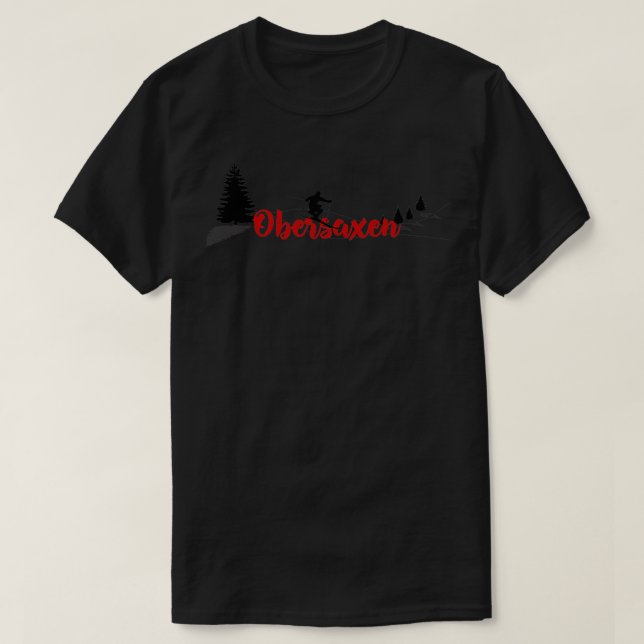Camiseta Obersaxen Ski Long (Diseño del anverso)