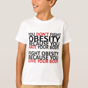 Camiseta Obesidad de la lucha