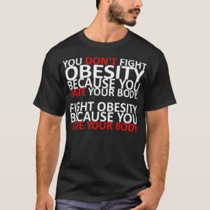 Camiseta Obesidad de la lucha