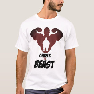 Camiseta Obeso al poder de la aptitud de la bestia a las