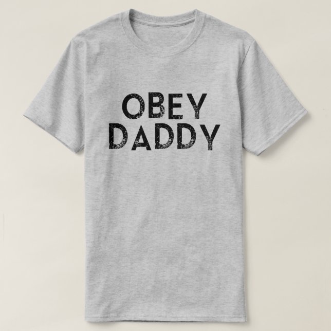 CAMISETA OBEY DADDY (Diseño del anverso)