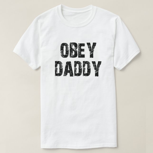 CAMISETA OBEY DADDY (Diseño del anverso)
