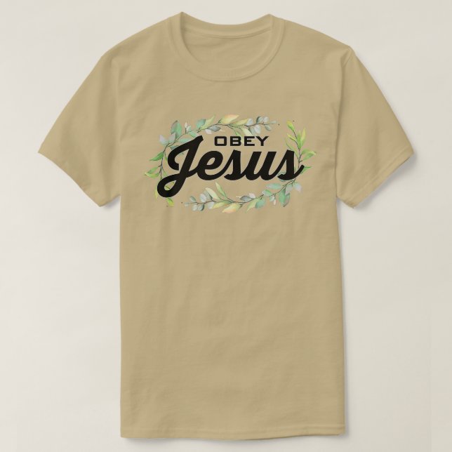 Camiseta Obey Jesus 2 (Diseño del anverso)