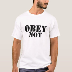 Camiseta OBEY NOT – Declaración Rebelde 
