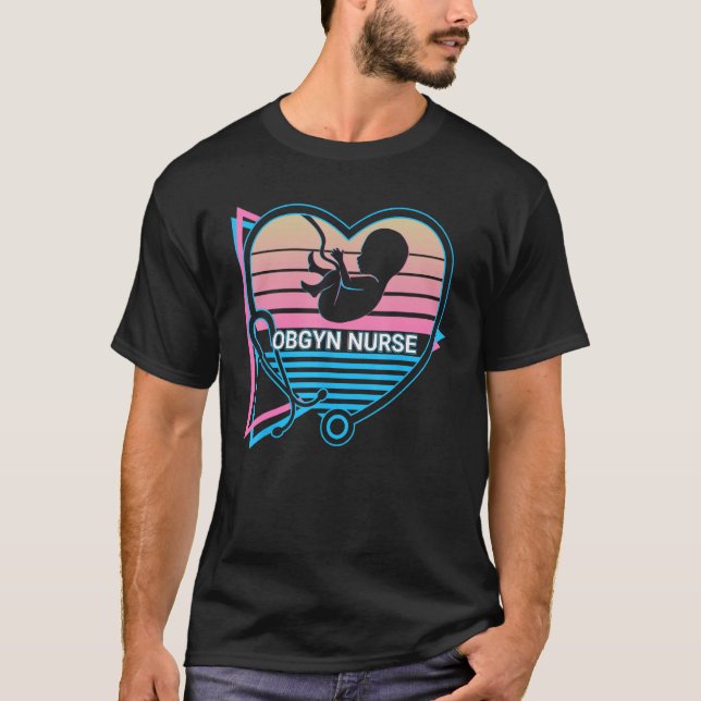 Camiseta Obgyn Retro OBGYN Nurse (Anverso)