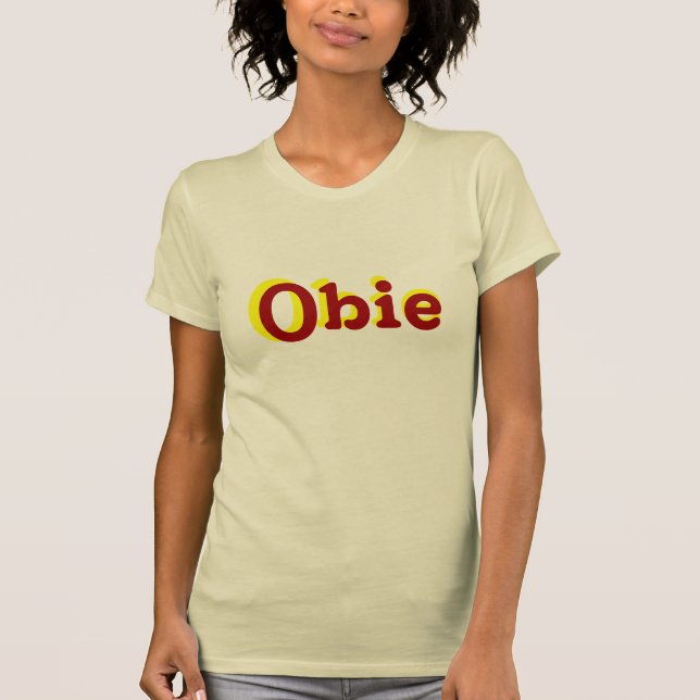 Camiseta Obie, Obie (Anverso)