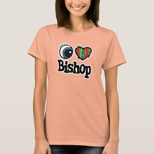 Camiseta Obispo I Heart (Love) (Anverso)