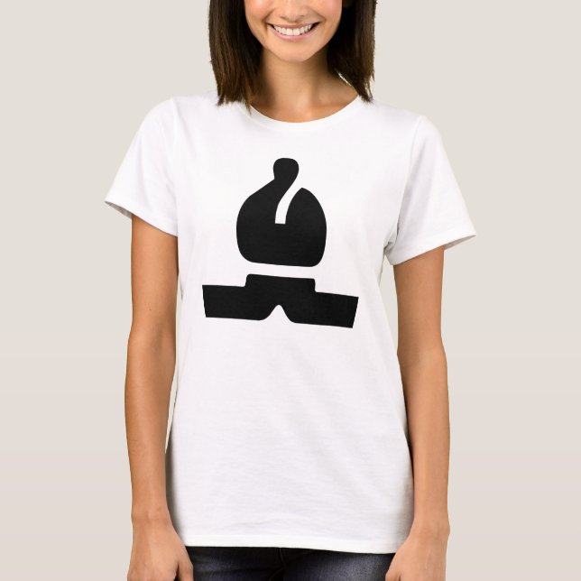 Camiseta Obispo negro (Anverso)