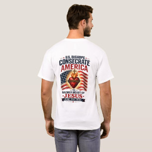 Camiseta Obispos de EE. UU. Consagran América al Sagrado Co