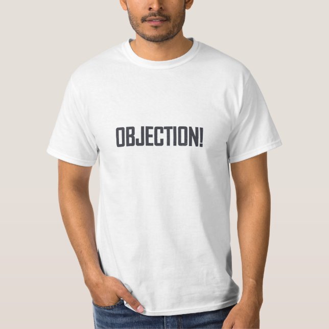 Camiseta ¡Objeción! (Anverso)
