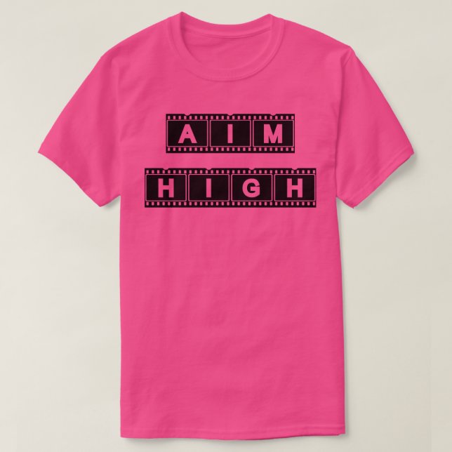 Camiseta Objetivo alto 4 (Diseño del anverso)