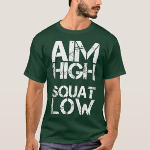Camiseta Objetivo Alto Escuadrón Baja Mujeres Y Hombres Gim