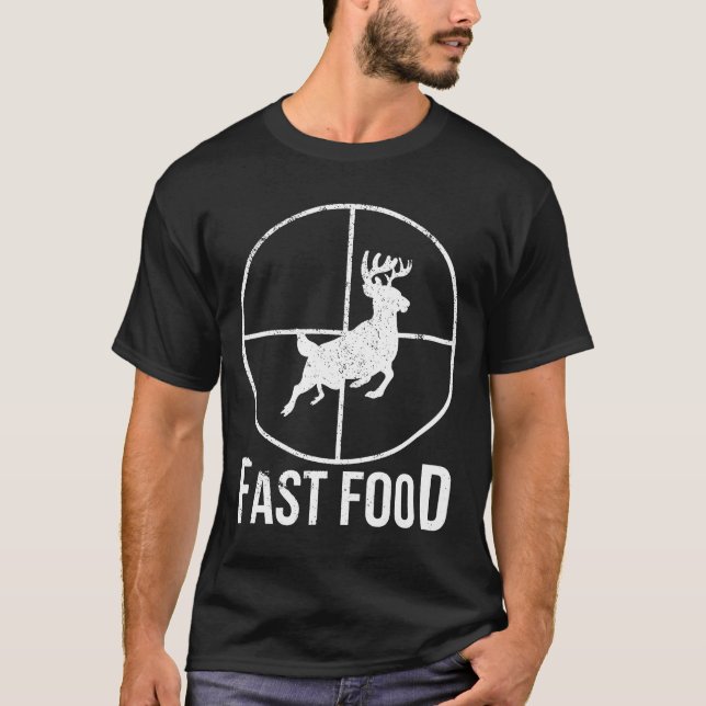Camiseta Objetivo de caza rápida de alimentos (Anverso)