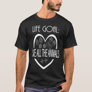 Camiseta Objetivo de la vida de los hombres salve a todos l