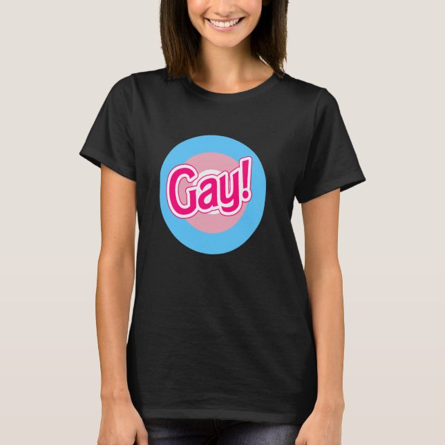 Camiseta Objetivo de Mod Trans Orgullo - Bullseye de bander (Anverso)