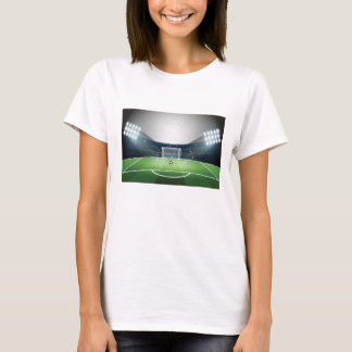 Camiseta Objetivo de paso de fútbol de fondo