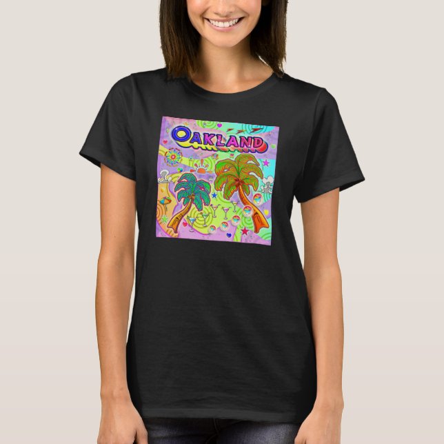Camiseta objetivo de vacaciones de Oakland (Anverso)
