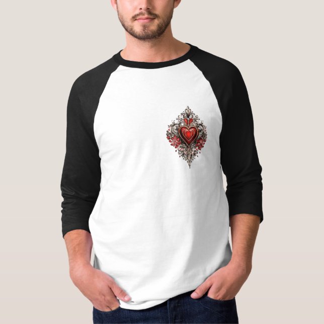 Camiseta Objetivo del amor - Tattoo tradicional Flash (Anverso)