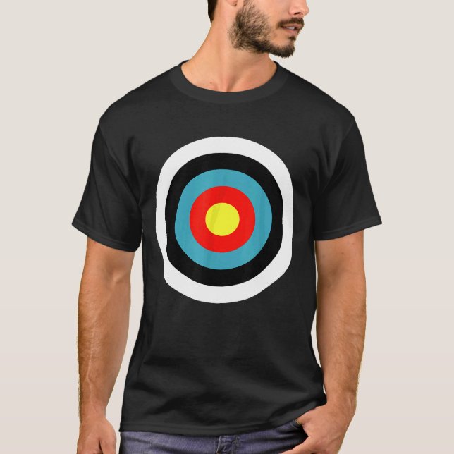 Camiseta Objetivo del Arco de Bullseye (Anverso)