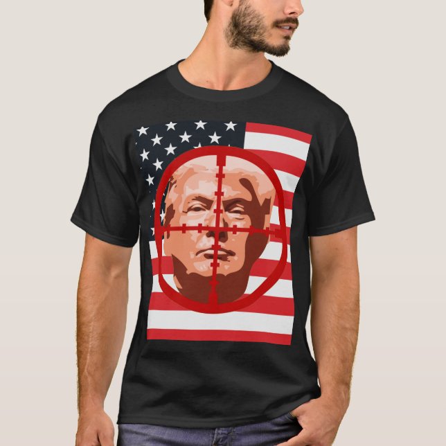 Camiseta Objetivo: Fiesta de acusación de Trump (Anverso)
