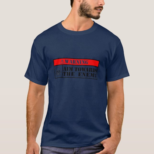 Camiseta Objetivo hacia el enemigo (Anverso)