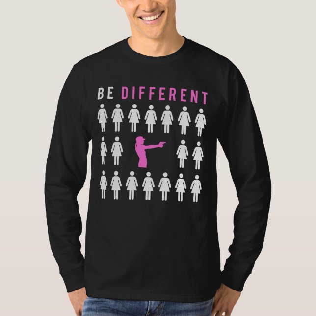 Camiseta Objetivo para la diversión: Disparos de armas - Se (Anverso)