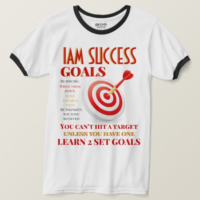 CAMISETA OBJETIVOS (Anverso del diseño)