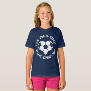 Camiseta Objetivos de Amor Repite Fútbol Corazón