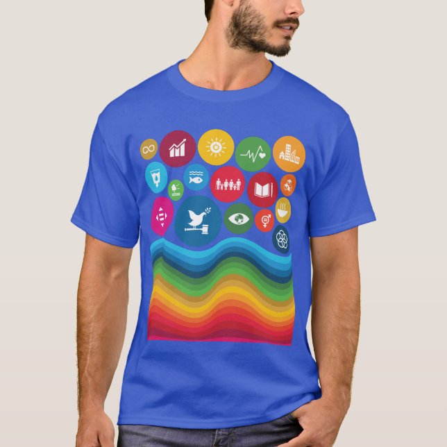 Camiseta Objetivos de desarrollo sustentable ODS Objetivos  (Anverso)