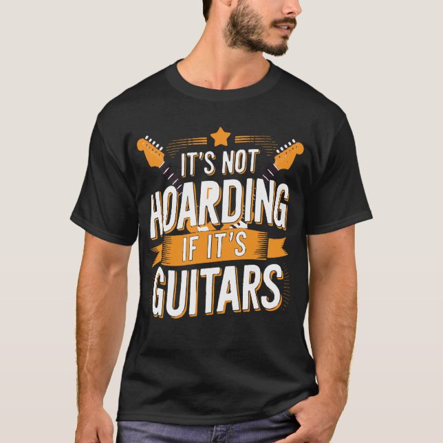 Camiseta Objetivos de la pared de guitarra - Tee audaz para (Anverso)