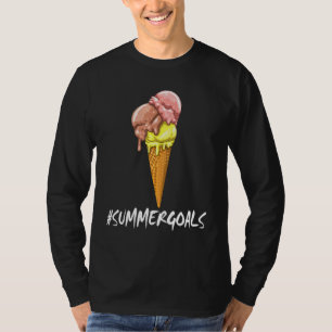 Camiseta Objetivos de verano Mujeres Crema de hielo Fiesta