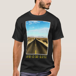 Camiseta Objetivos de viaje de Wanderlust personalizado art