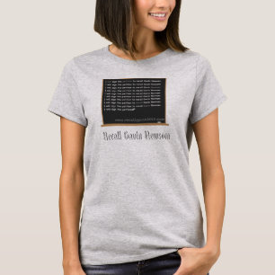 Camiseta Objetivos en la pizarra