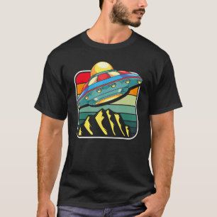 Camiseta Objeto Volante Retro No Identificado Alien Believe