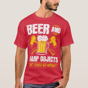 Camiseta Objetos de Beer Sharp que podrían salir mal con Ax