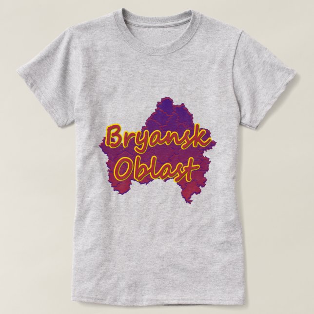 Camiseta Óblast de Bryansk (Diseño del anverso)