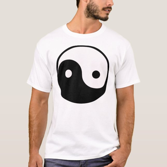 Camiseta oblicua de Yin Yang (Anverso)