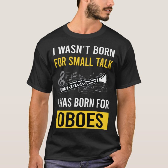 Camiseta Oboe de charla pequeña (Anverso)