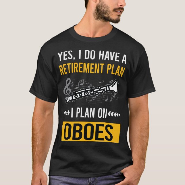 Camiseta Oboe de jubilación (Anverso)