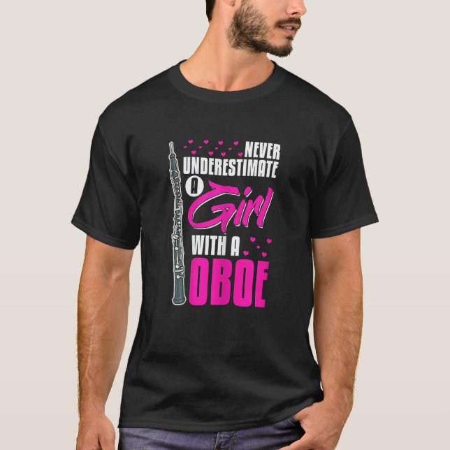 Camiseta Oboe Instrument Music Player Beginner Lesson Obois (Anverso)