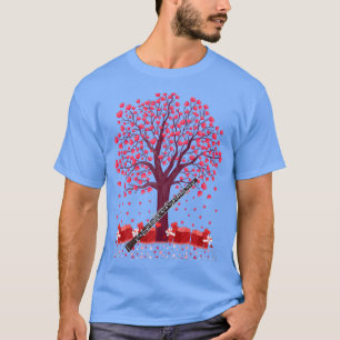 Camiseta Oboe Music Lover Funny Oboe Valentine's Day