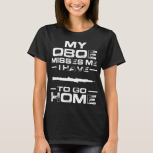 Camiseta Oboe Músico Instrumento musical Oboe Player