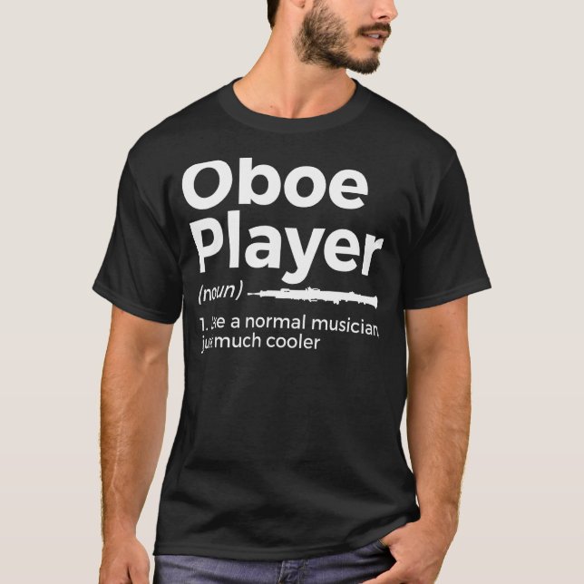 Camiseta Oboe Player Definition Oboe (Anverso)